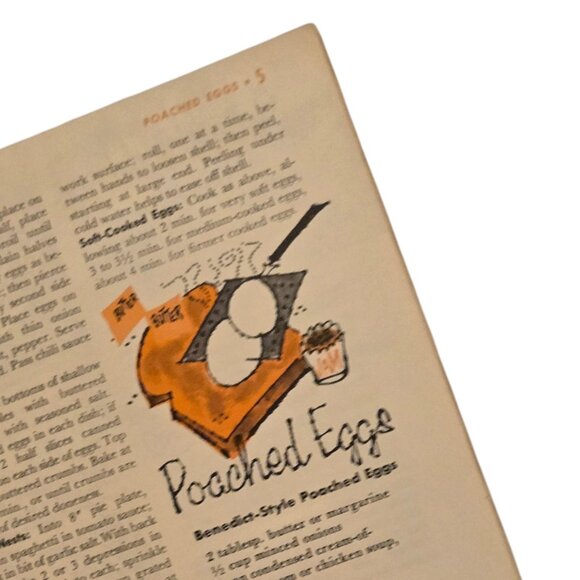 1958 Egg Cheese Spaghetti Rice Recipe Booklet Retro Cookbook Good Housekeeping - Picture 15 of 16